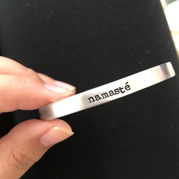 NEW handmade NAMASTE cuff - Picture 4 of 4